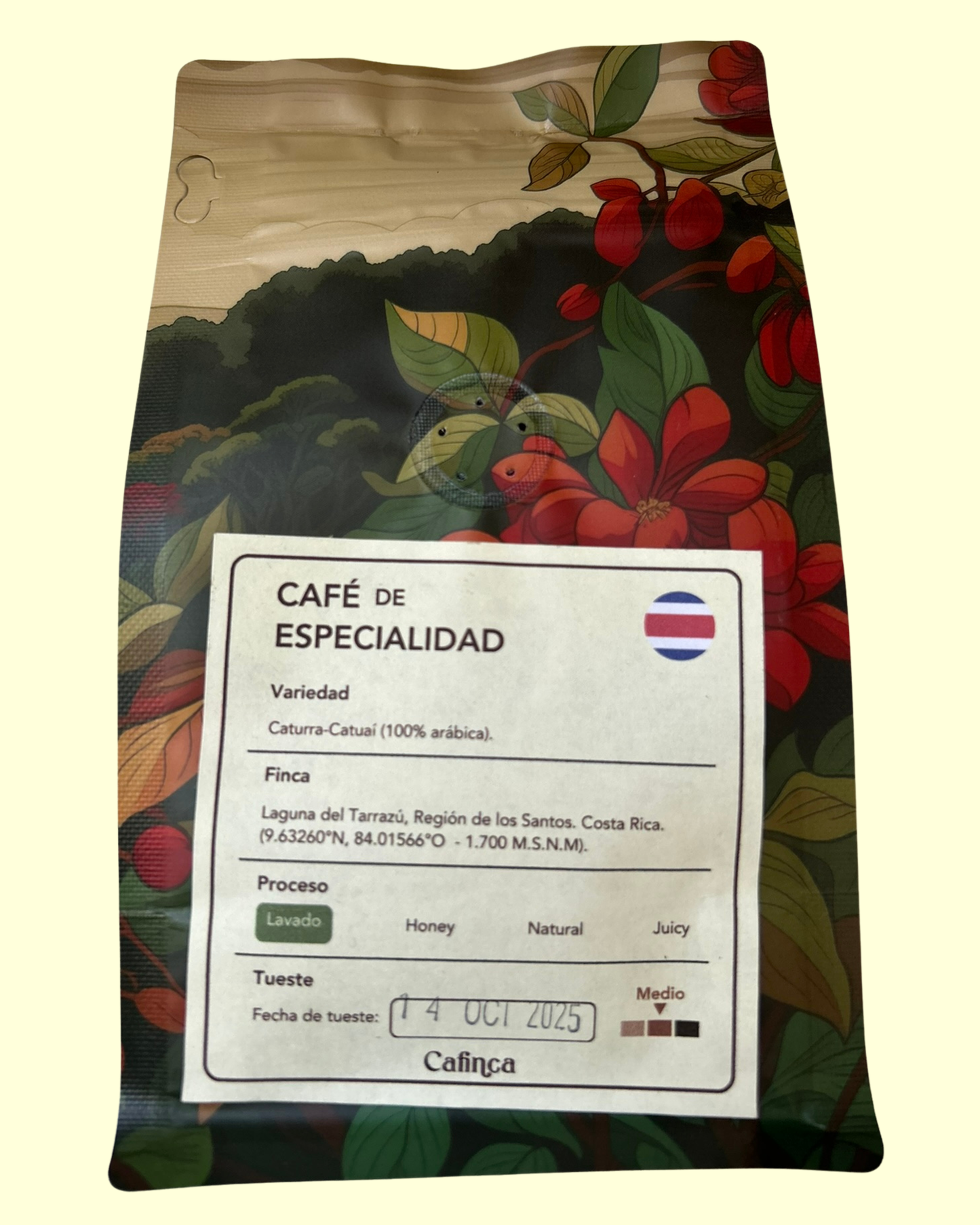 250 g Café de Costa Rica Proceso Lavado