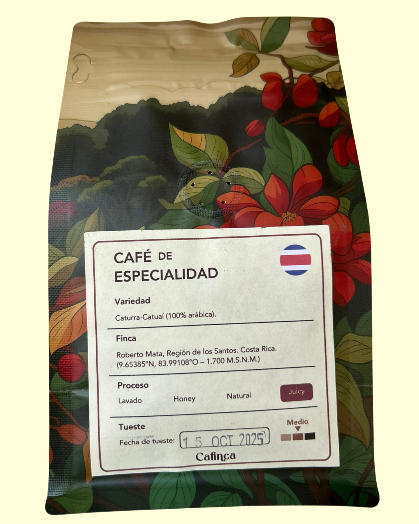 250 g Café de Costa Rica Proceso Juicy